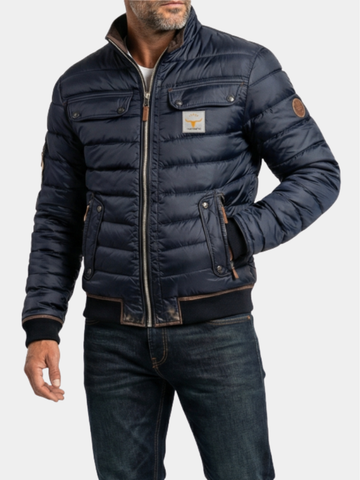 Arthur | Men's Stand Collar Quilted Padded Jacket