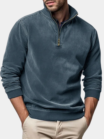 Gareth | Men's  Half Zip Knitted Jumper