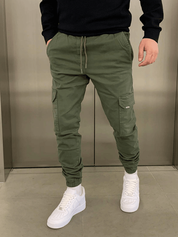 Auren| Men's Fit Drawstring Cargo Joggers