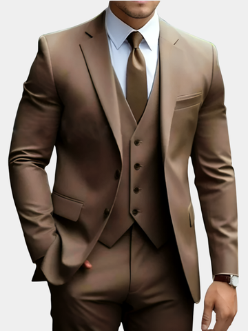 Louis | Men's Tailored Three Piece Suit Set