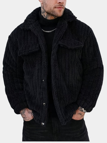 Rhys | Men's Fleece Corduroy Trucker Jacket