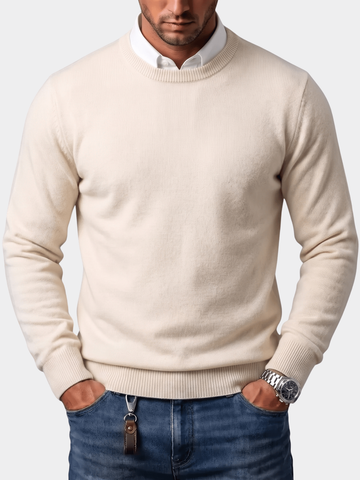 Lauris | Men's Fine Knit Crew Neck Jumper