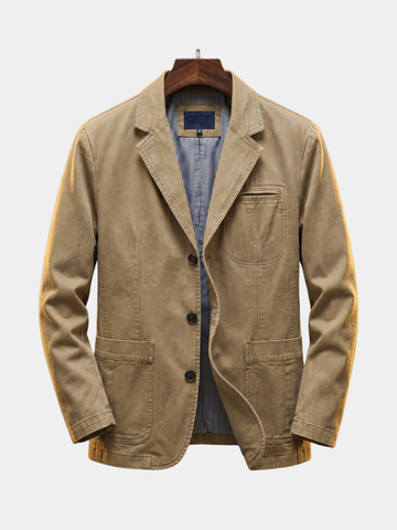 Liam | Men's Cotton Casual Tailored Blazer Jacket