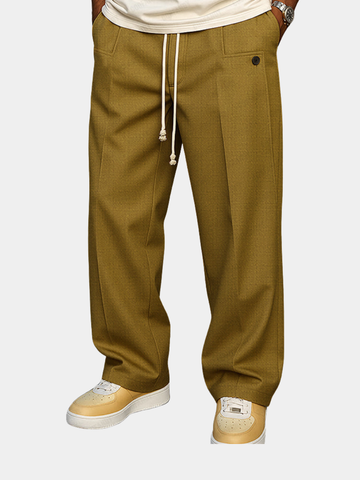 Oliver | Men's Drawstring Wide Leg Trousers