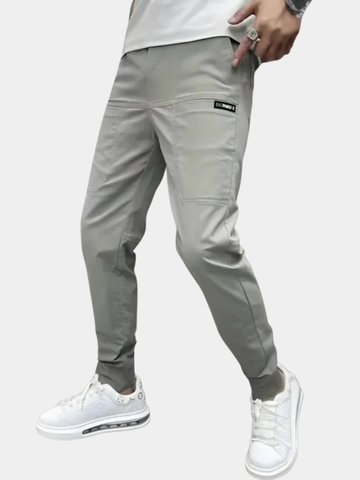 Lucas | Men's Elasticated Waist Cargo Trousers