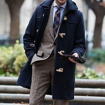 Monaco | Men's Wool Blend Toggle Hooded Duffle Coat