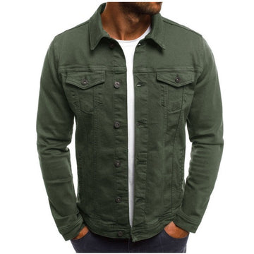Rowan | Men's Chest Pockets Denim Trucker Jacket